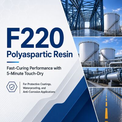 F220: Nhựa Polyaspartic lưu hóa nhanh với hiệu suất chạm khô trong 5 phút