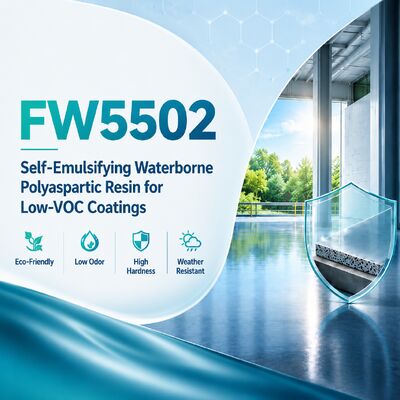 FW5502: Nhựa Polyaspartic gốc nước tự nhũ hóa cho lớp phủ có hàm lượng VOC thấp