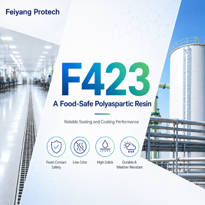 F423 — Nhựa Polyaspartic an toàn thực phẩm cho hiệu suất bịt kín và phủ đáng tin cậy
